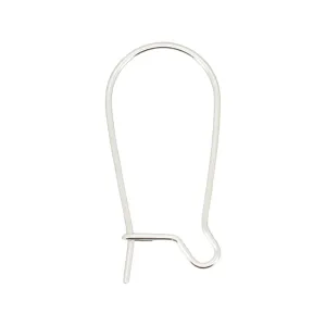 🔗 Kidney Ear Wire / Kidney Ear Hook (Regular) | Pair 💍💍