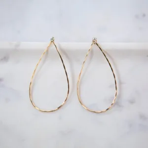 14K Belladonna Hoop Earrings – 14K Yellow Gold