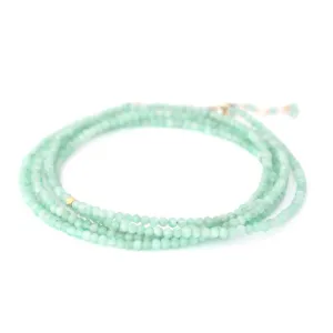 14K Gold Wrap Bracelet / Necklace with Multiple Stone Options