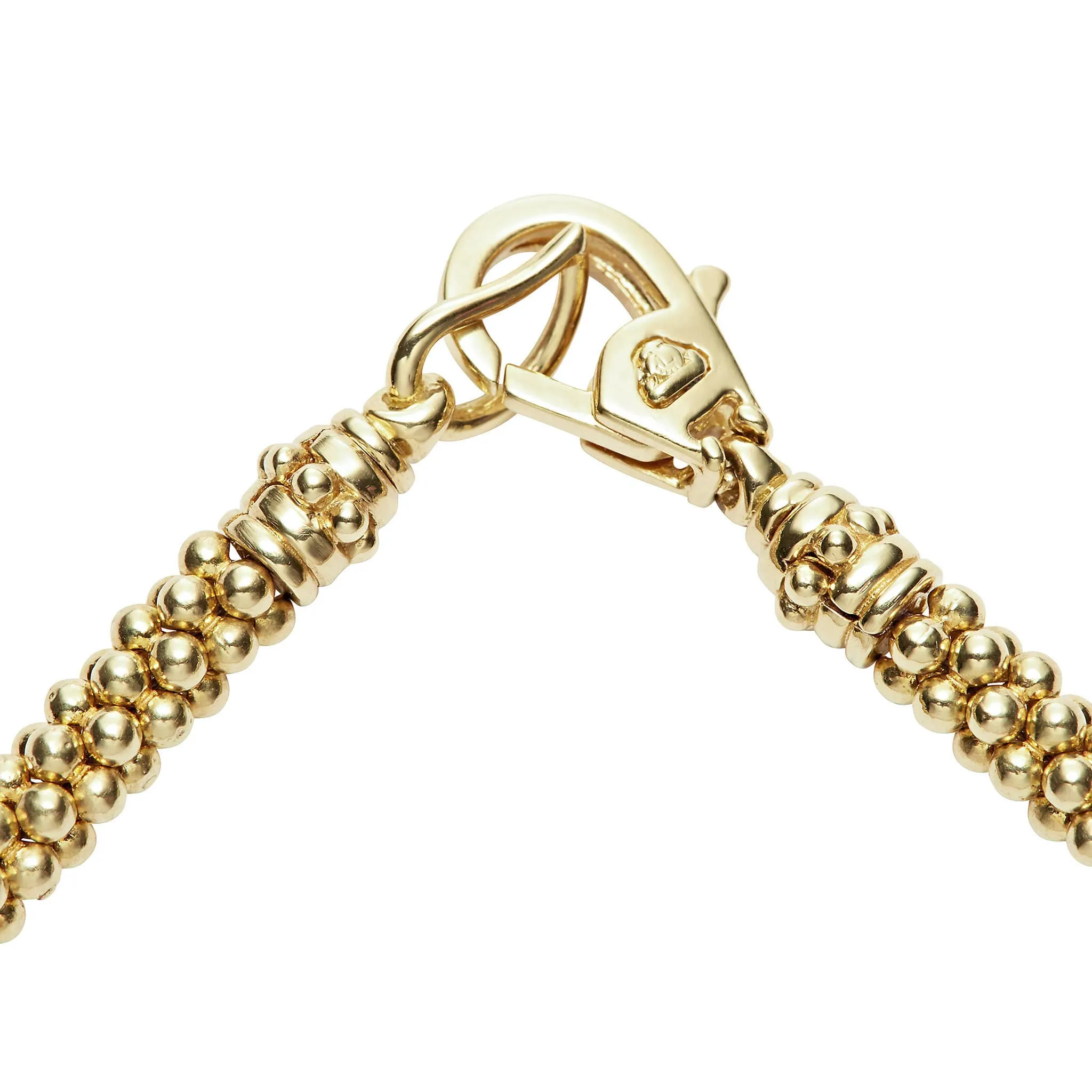 18K Gold Caviar Necklace | 4mm
