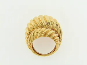18K YELLOW GOLD RING