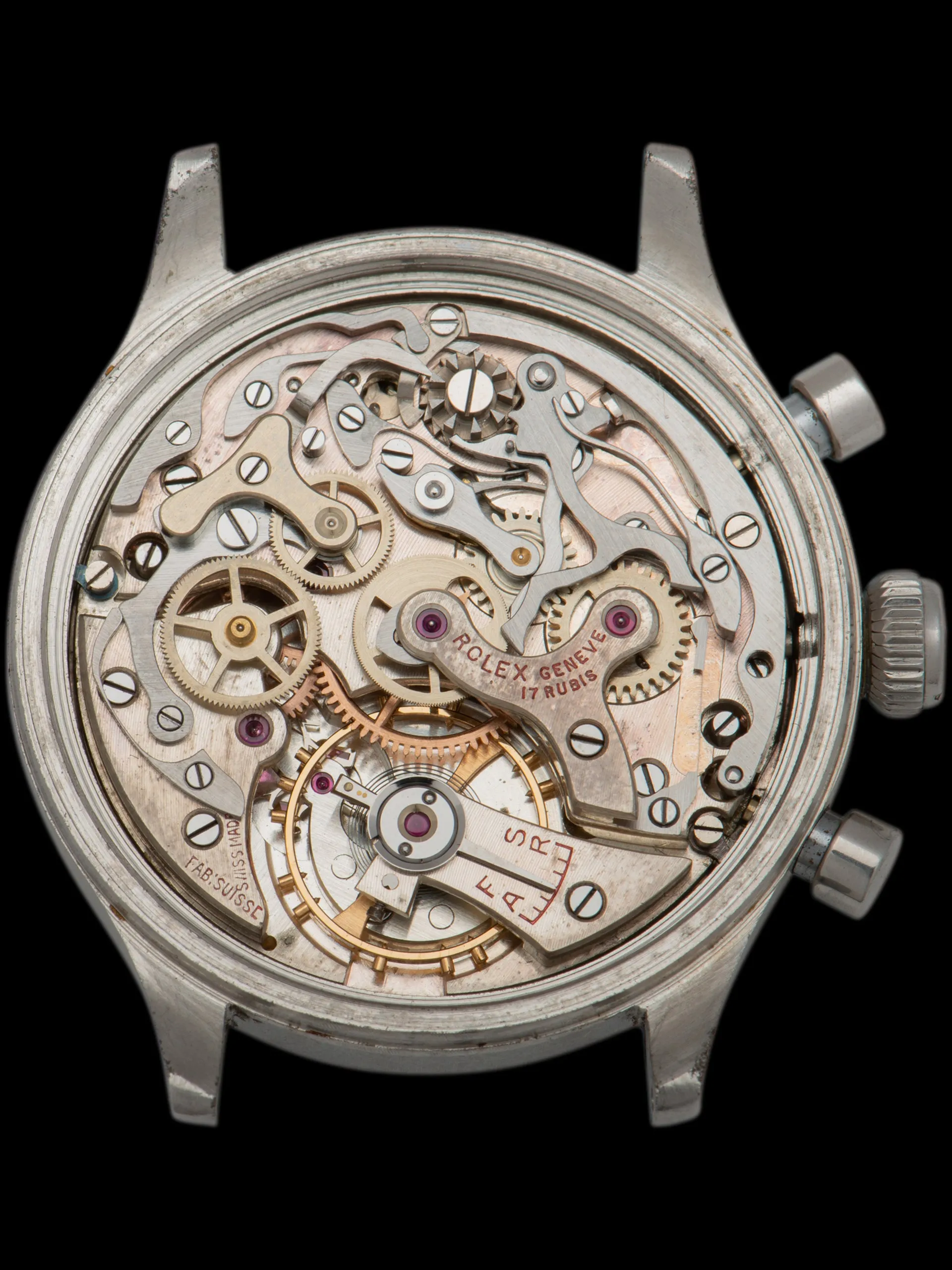 1946 Rolex Pre-Daytona Chronograph (Ref. 3525) "POW" W/ Original Owners Military Mess Card