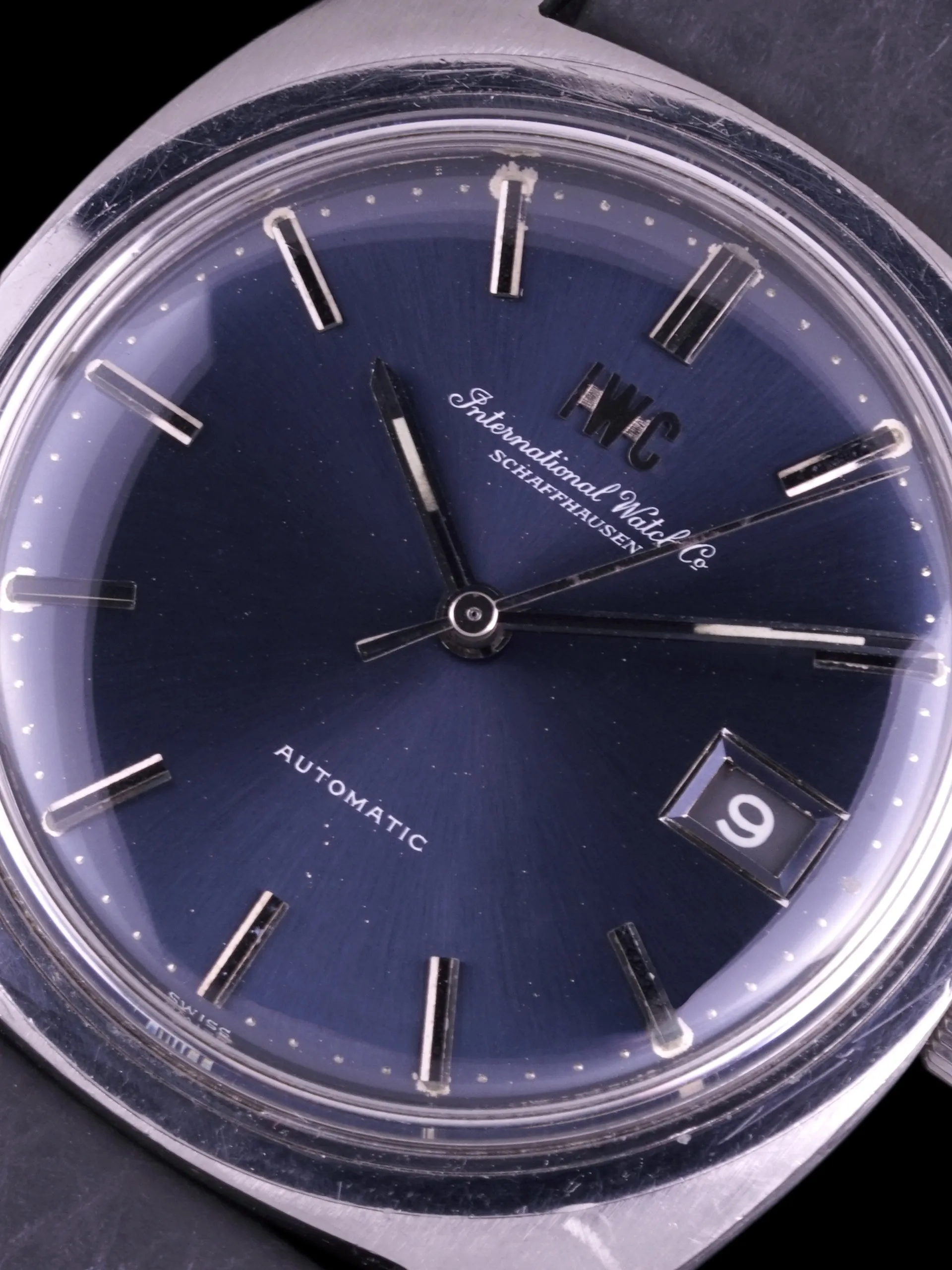 1970s IWC Automatic (Ref. R819A) Blue Dial