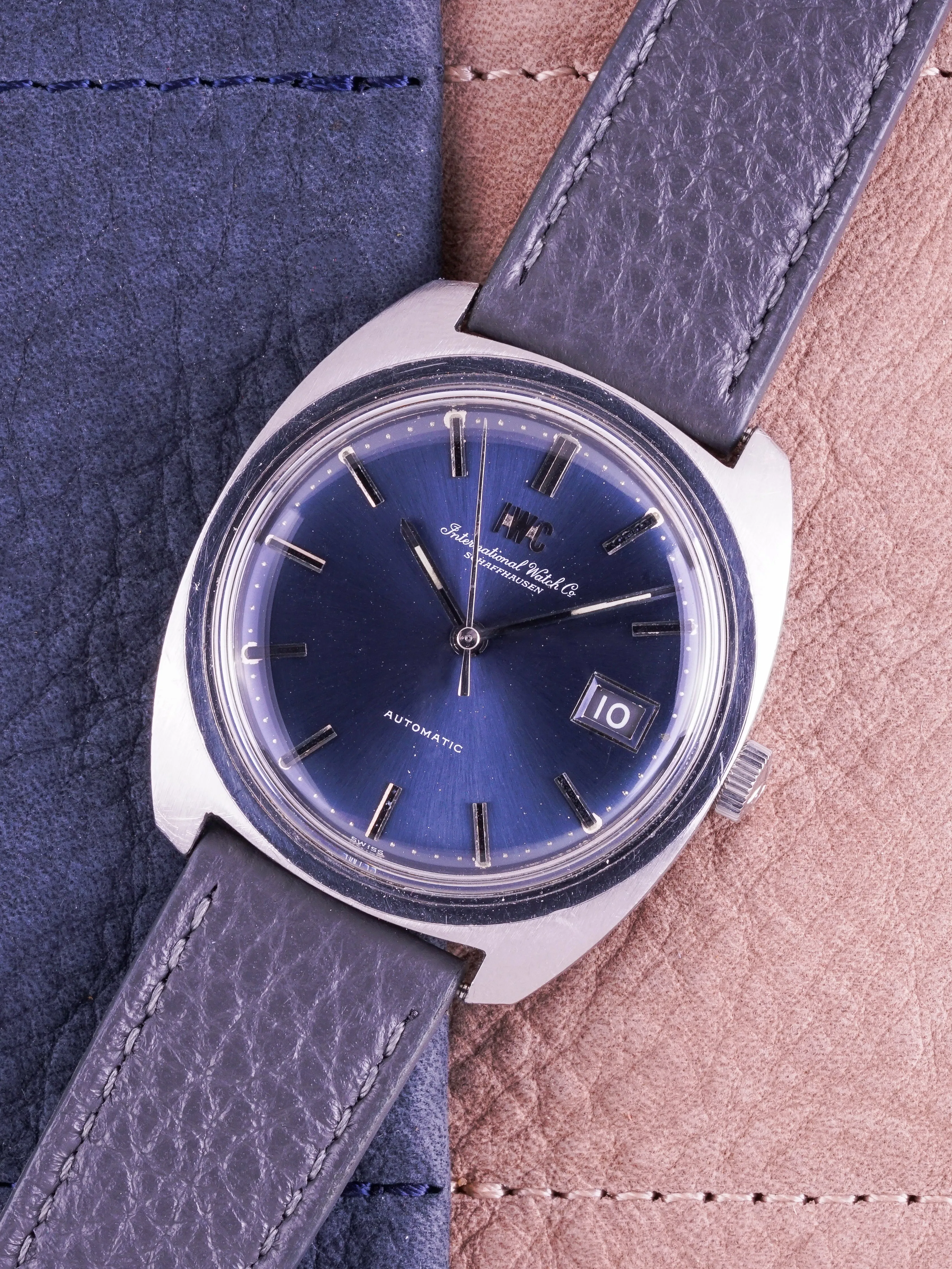 1970s IWC Automatic (Ref. R819A) Blue Dial