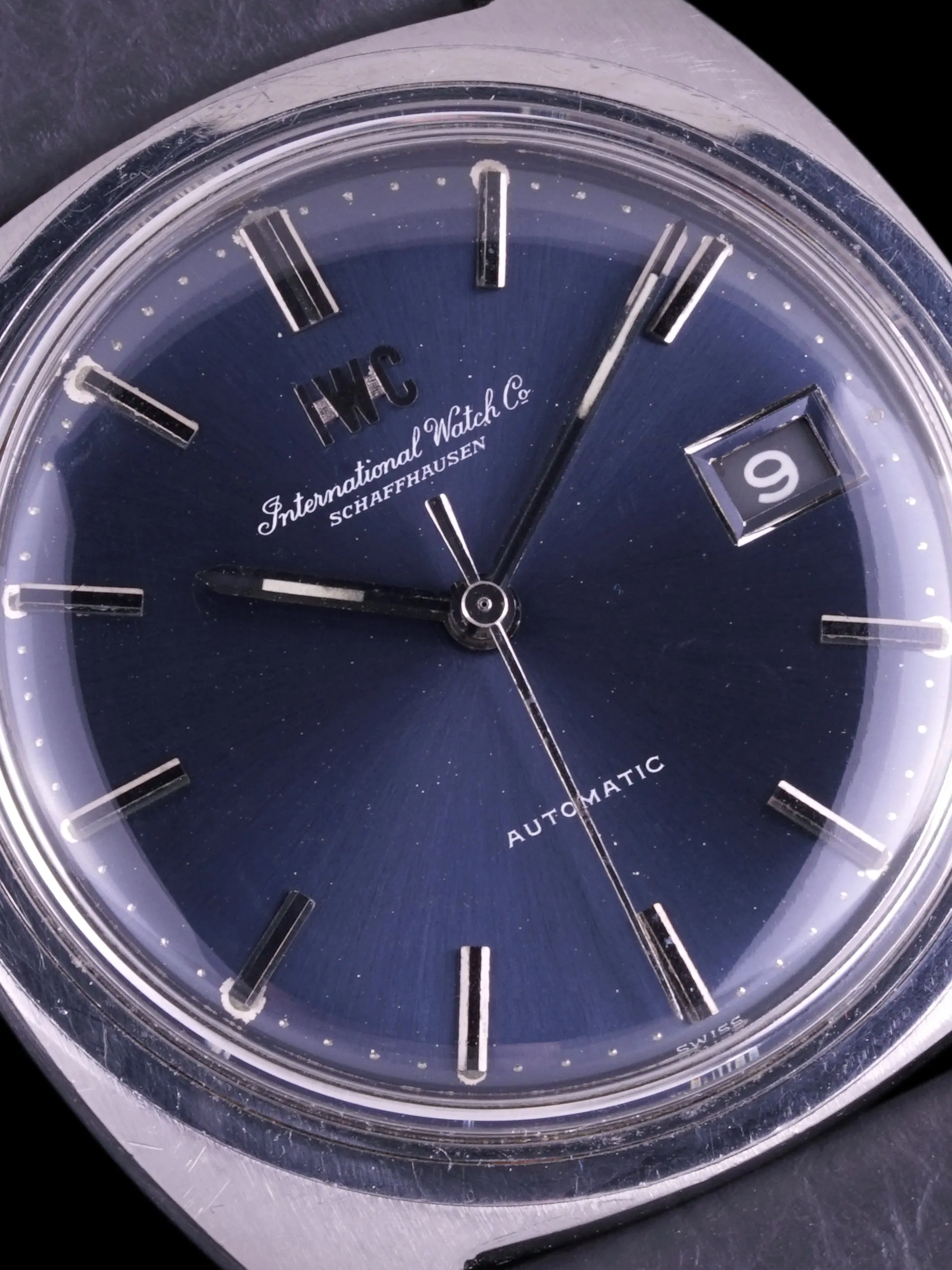 1970s IWC Automatic (Ref. R819A) Blue Dial
