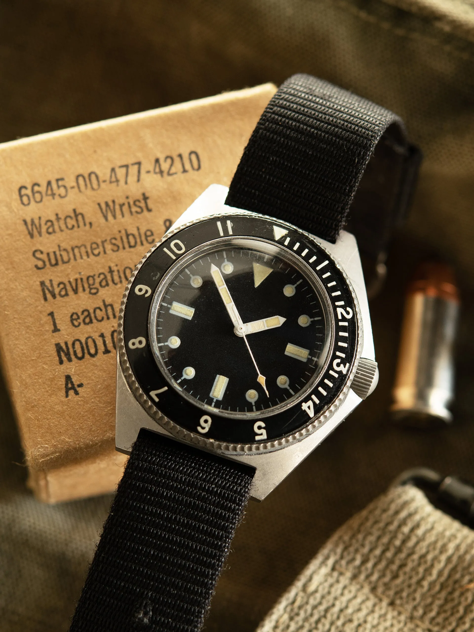 1974 Benrus Type-1 Class A "Milsub" W/ Box & Instruction Pamphlet