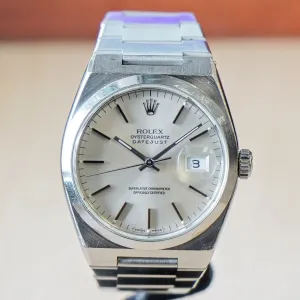 1992 ROLEX Datejust Oysterquartz Watch 36mm Ref. 17000 Cal. 5035 Wristwatch - ALL Stainless Steel