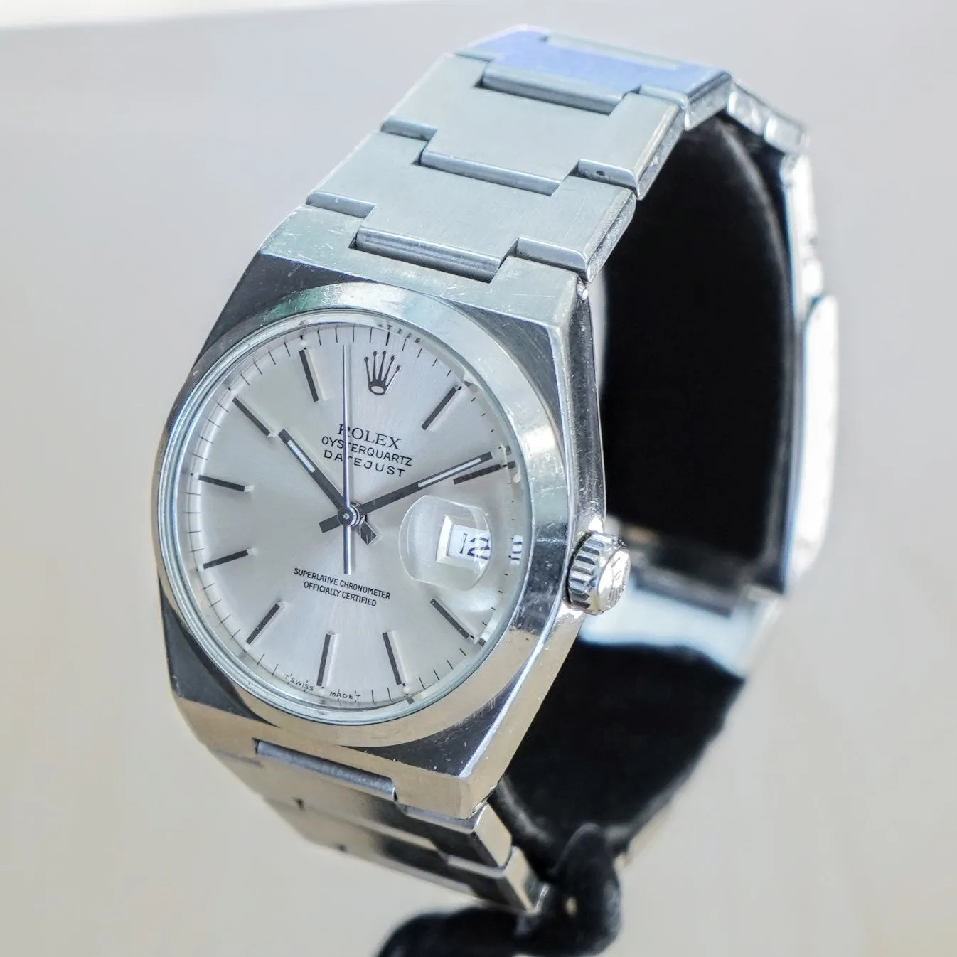 1992 ROLEX Datejust Oysterquartz Watch 36mm Ref. 17000 Cal. 5035 Wristwatch - ALL Stainless Steel