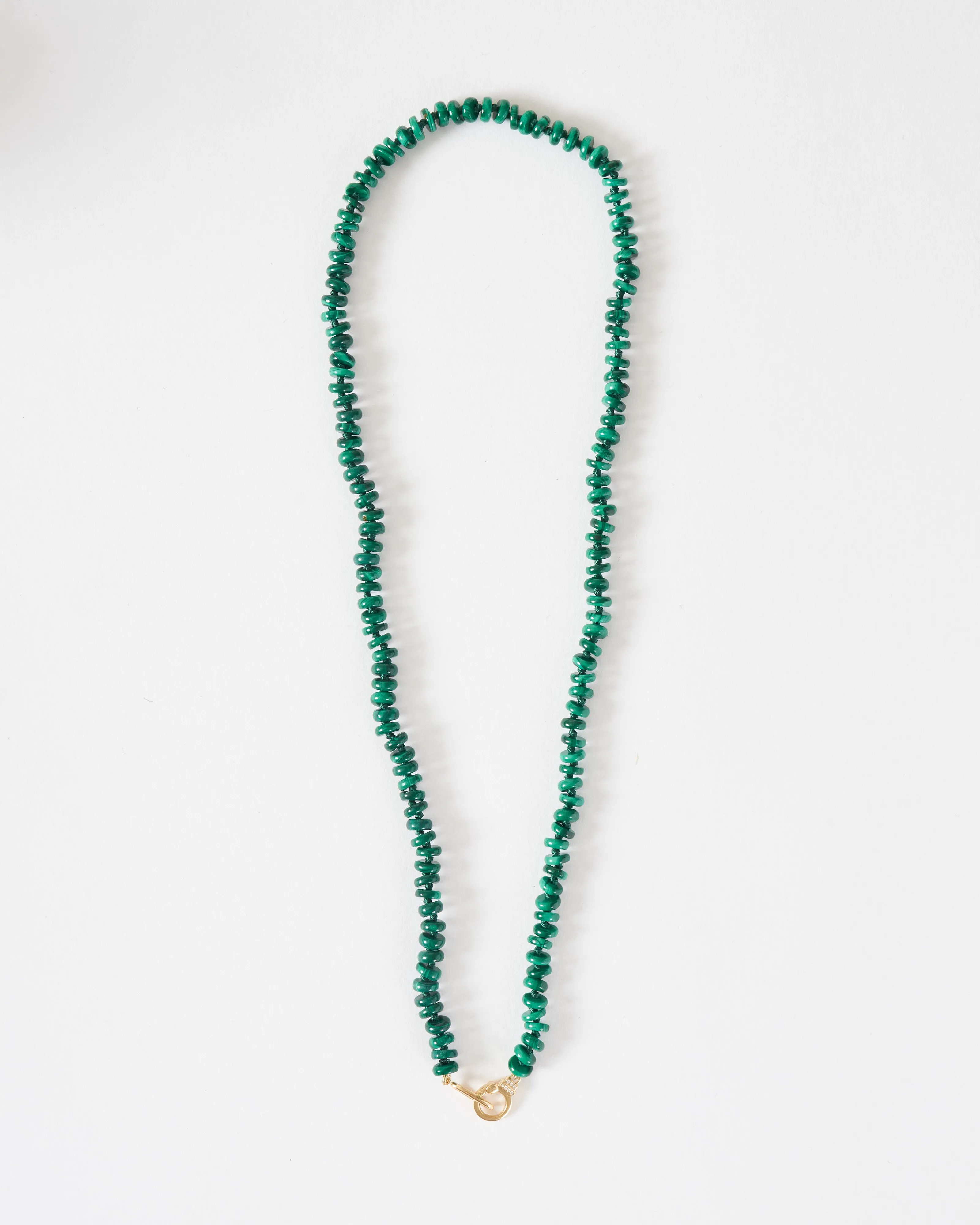 22" beaded necklace with clasp