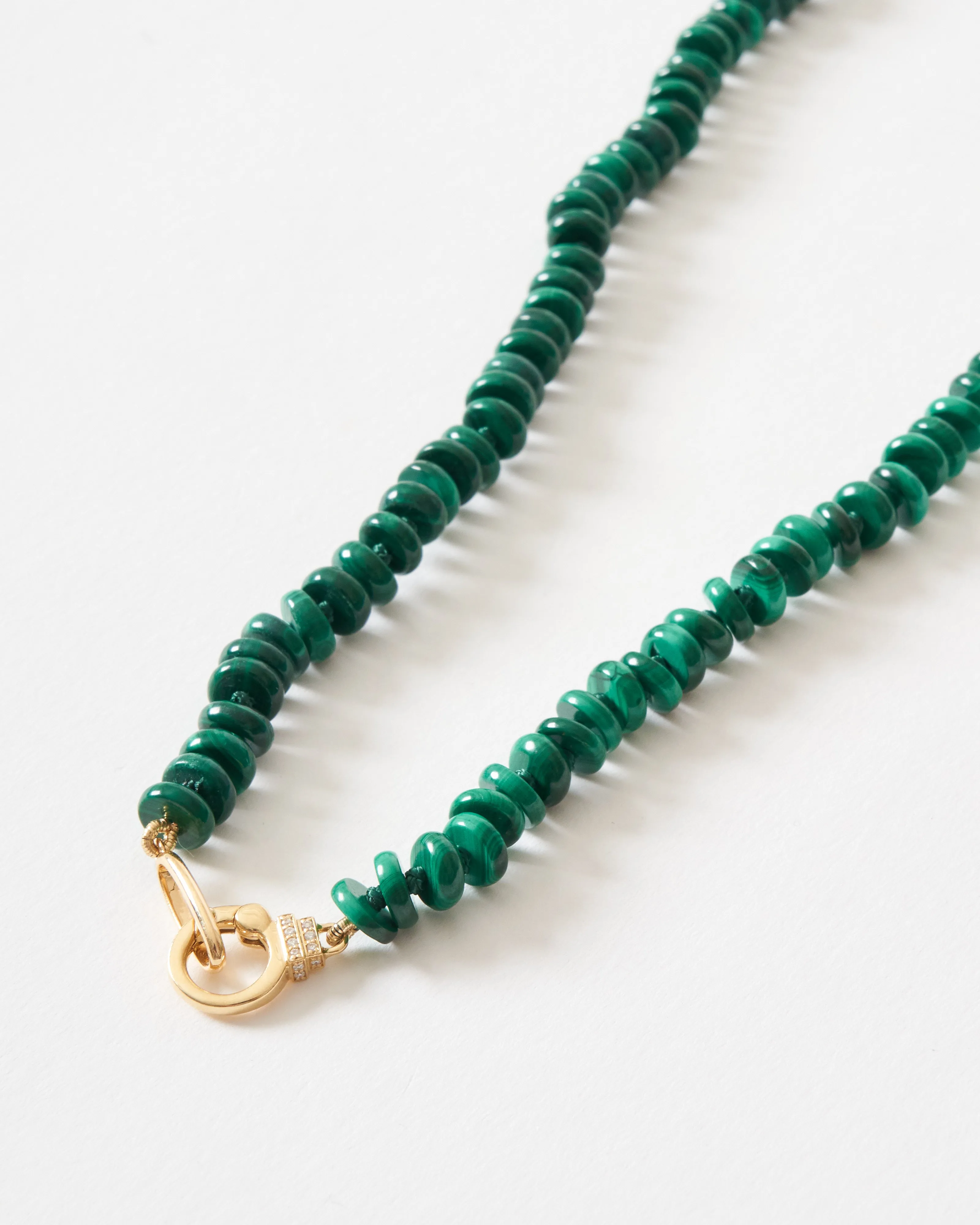 22" beaded necklace with clasp