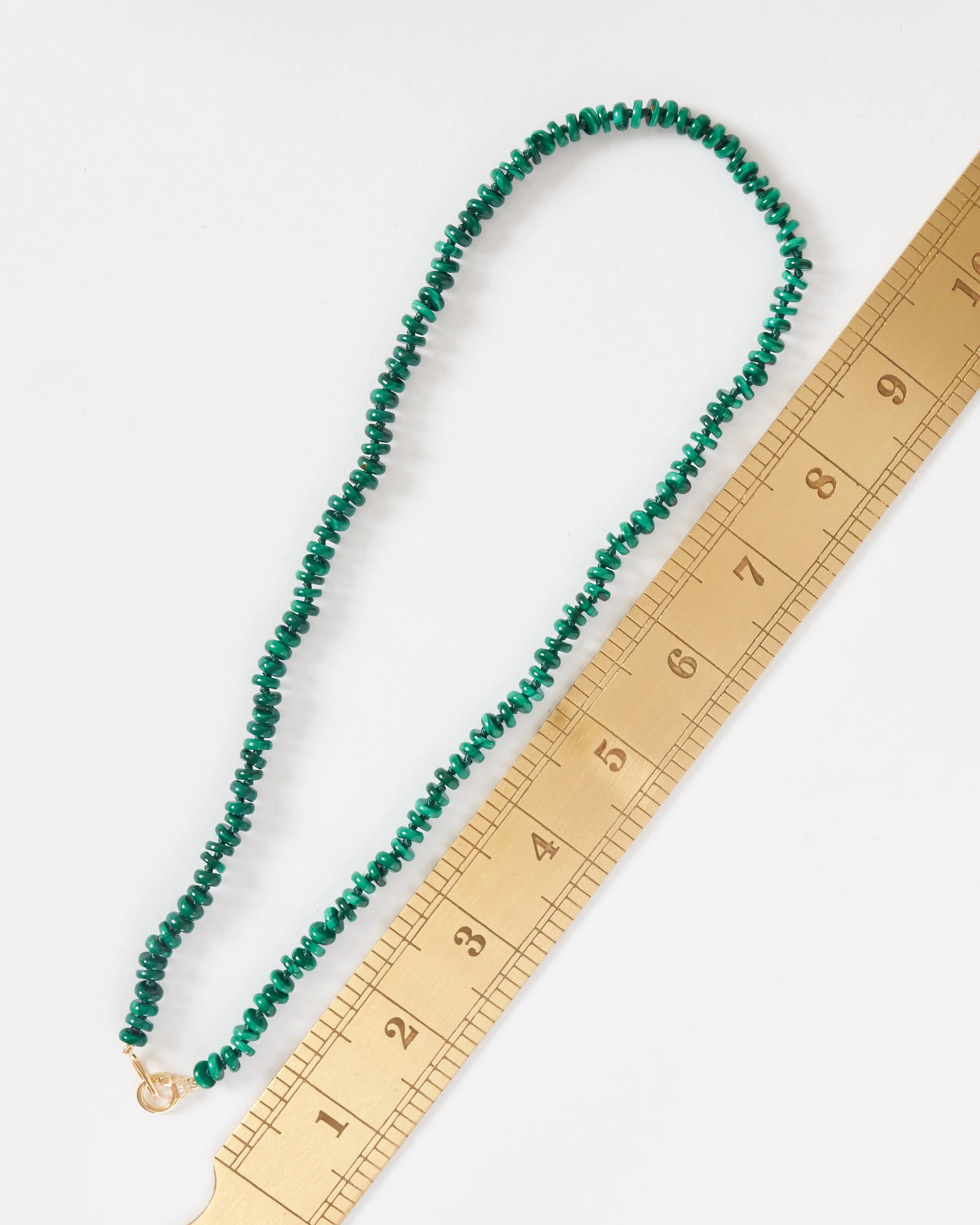 22" beaded necklace with clasp