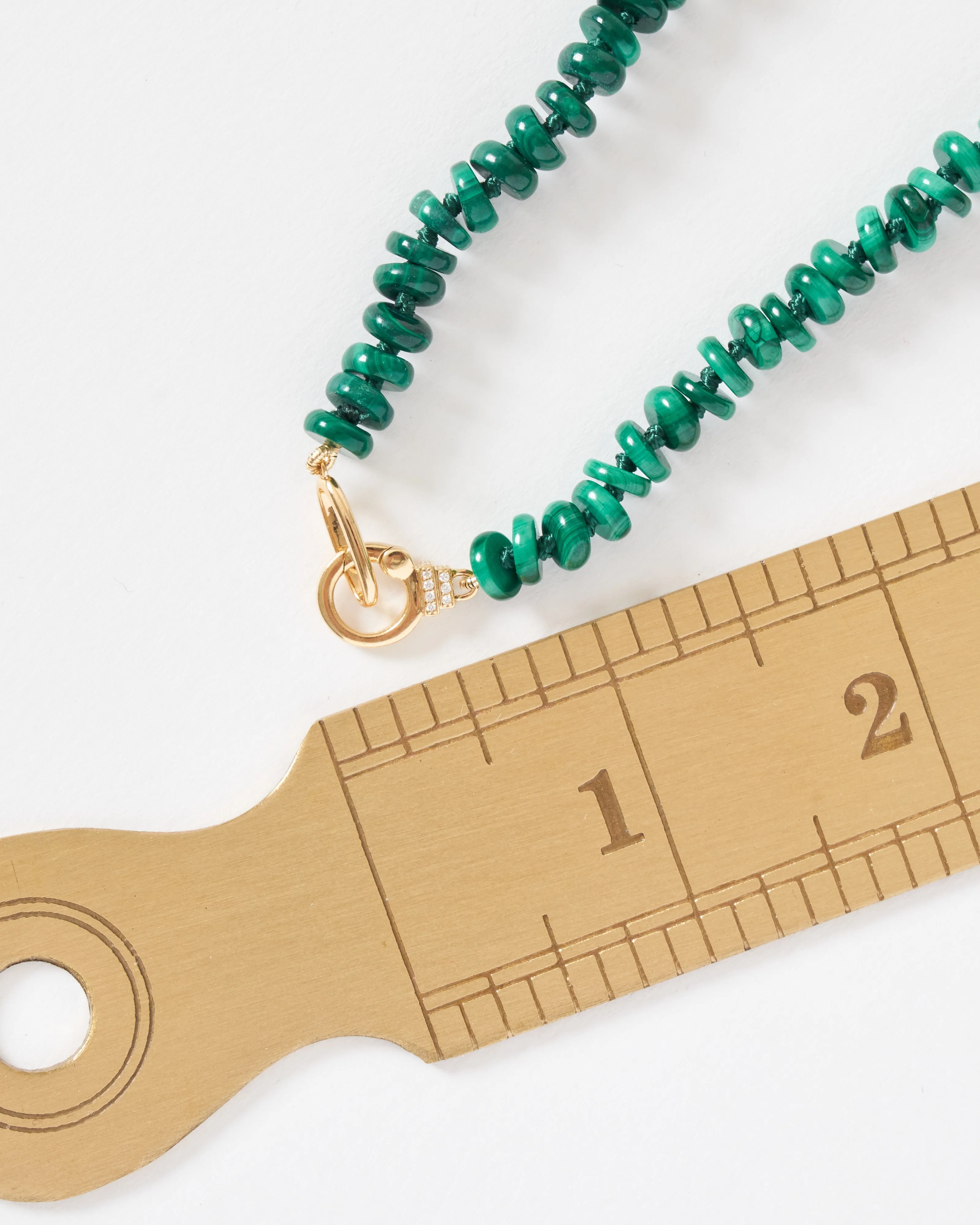 22" beaded necklace with clasp