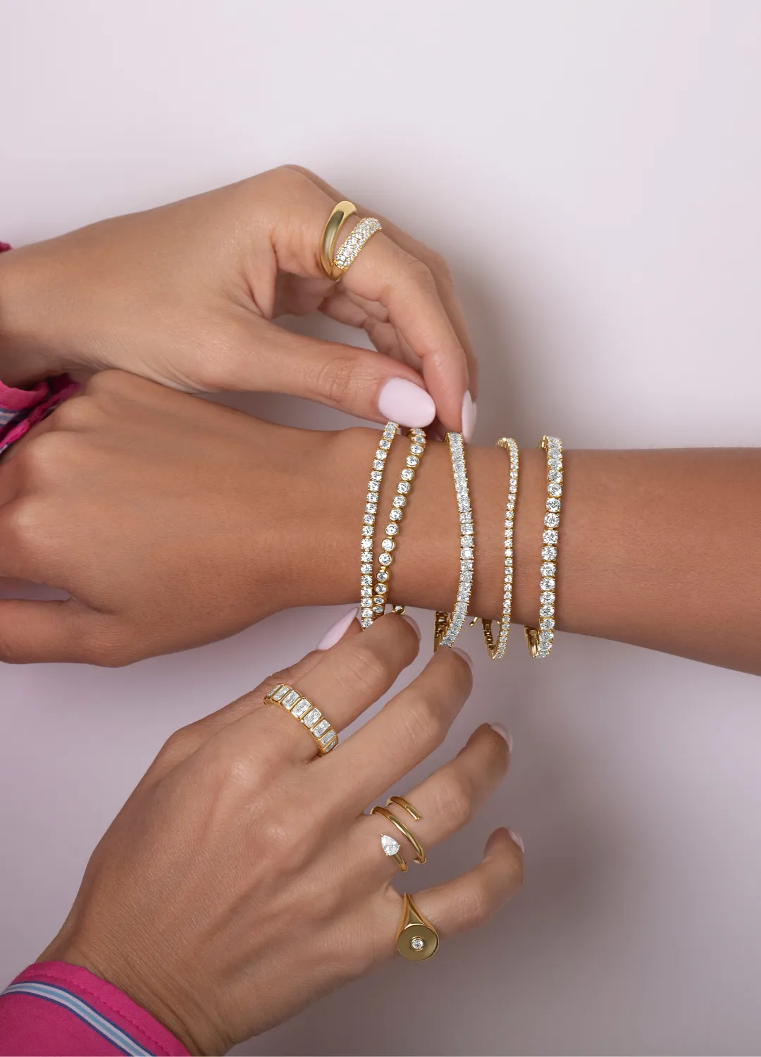3-Prong Tennis Bracelet