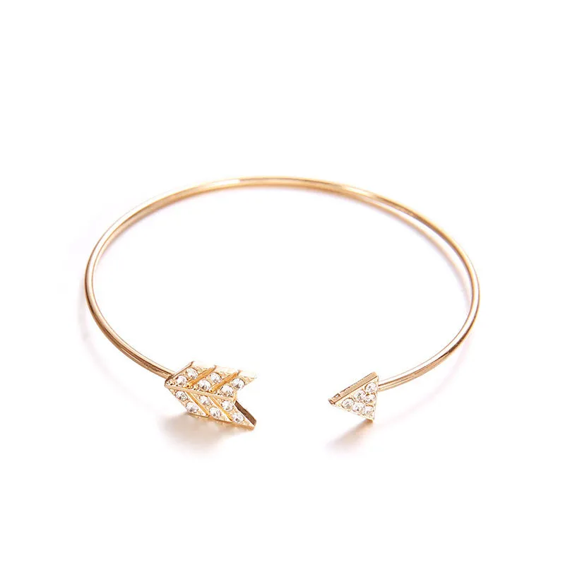 30 Pieces) Arrow Pattern Full Drill Bangle Set