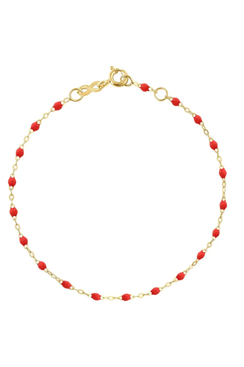 6.7" Classic Gigi Bracelet - Poppy   Yellow Gold