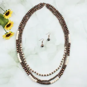 72658 - Squash Blossom Necklace - Copper