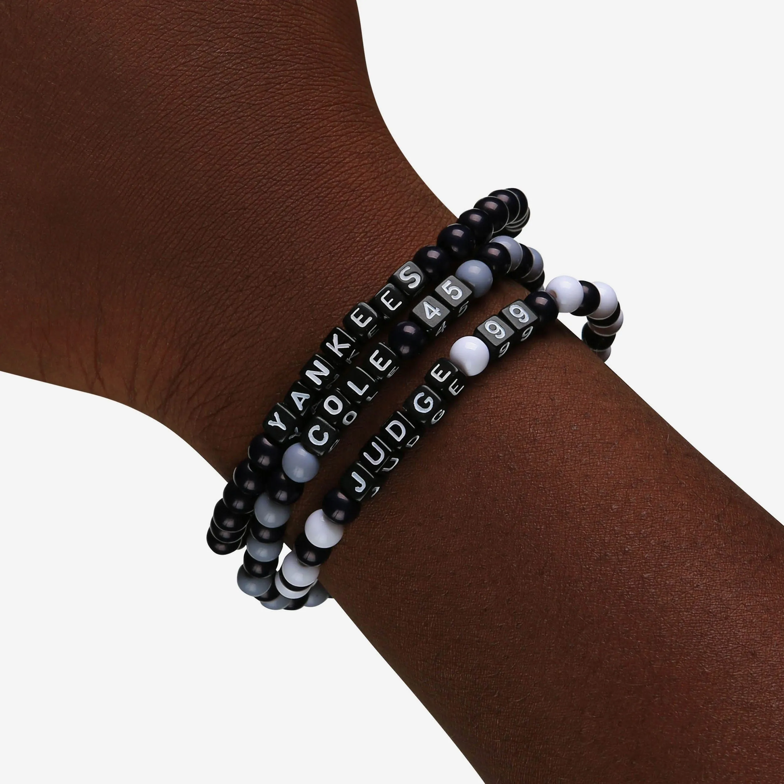 Aaron Judge & Gerrit Cole New York Yankees 3 Pack Player Beaded Friendship Bracelet