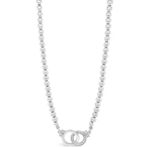 Absolute Beaded Silver Necklace