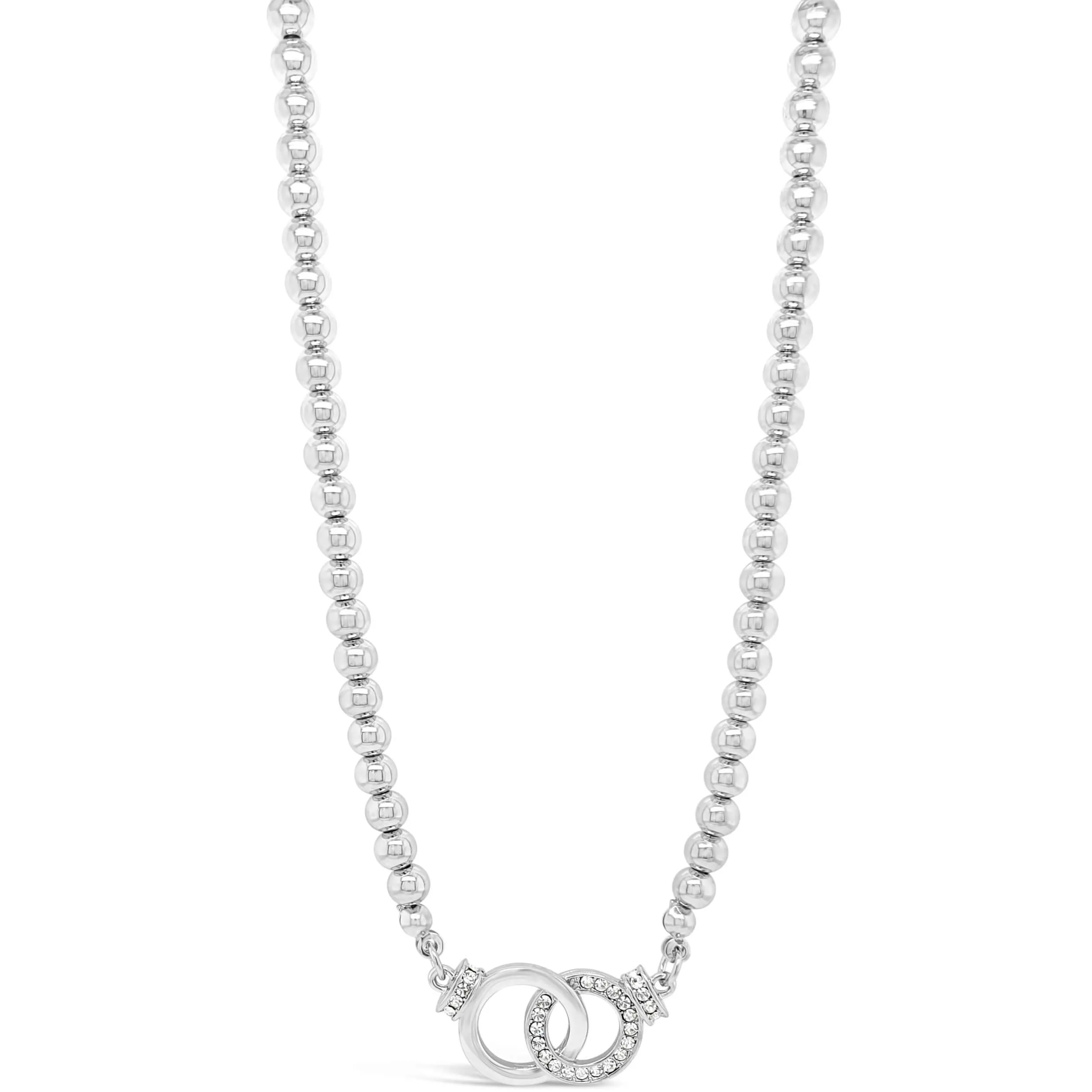 Absolute Beaded Silver Necklace