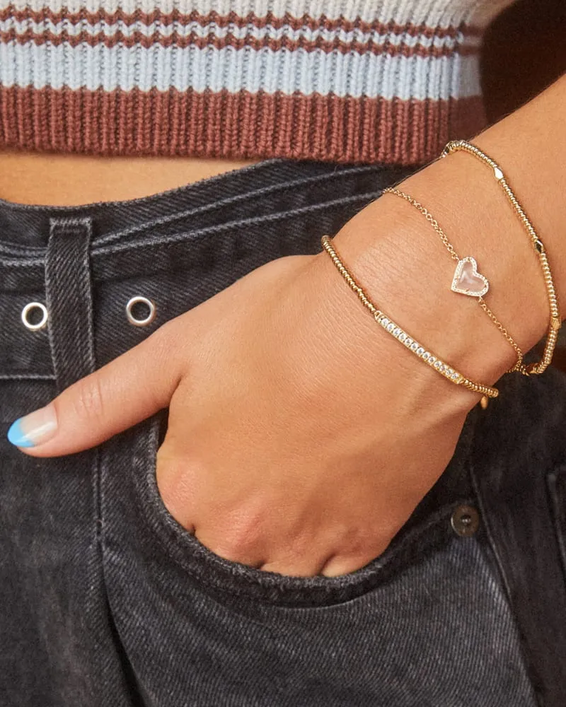 Addison Stretch Bracelet Gold Metal