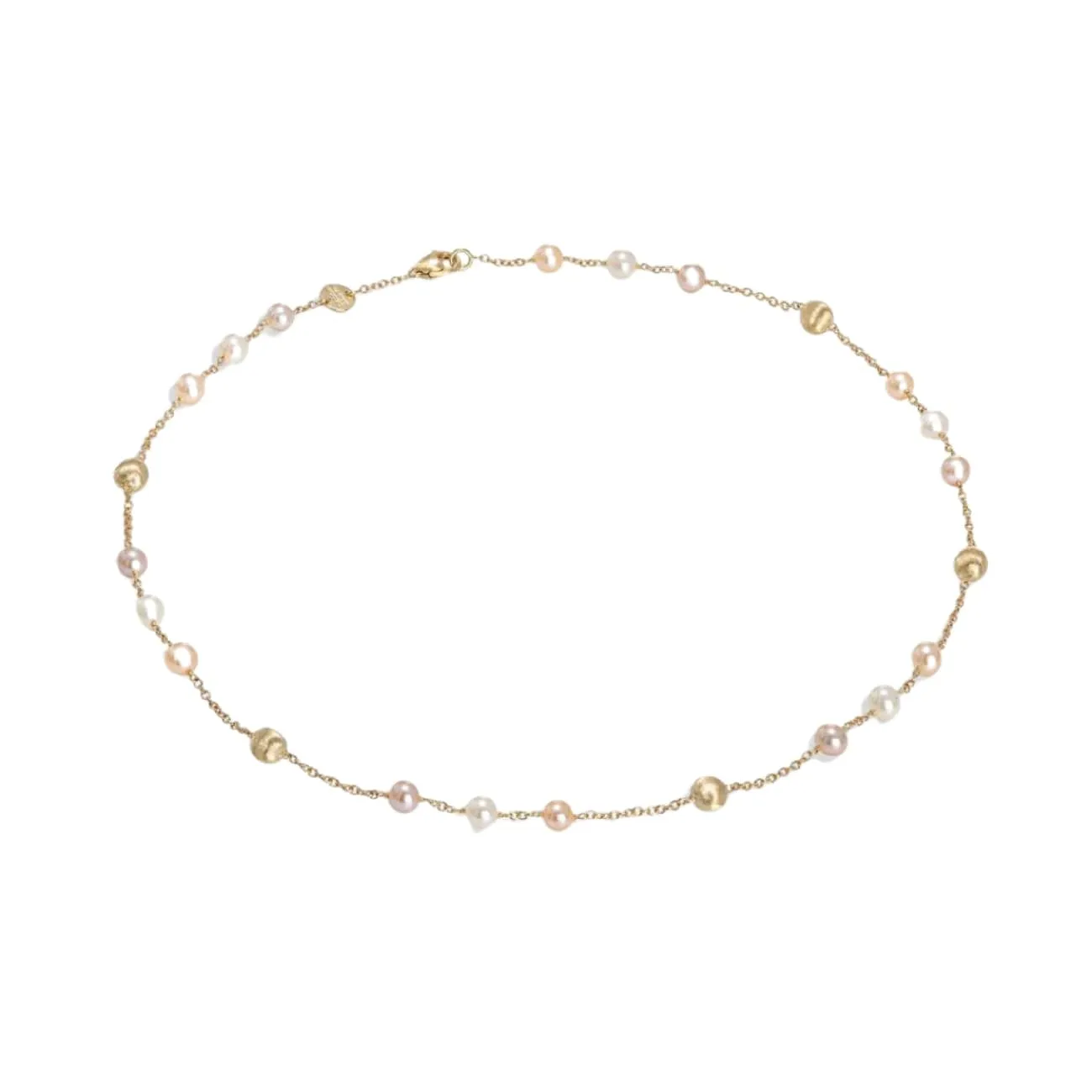 Africa Pearl 18K Yellow Gold & Pearl Short Necklace