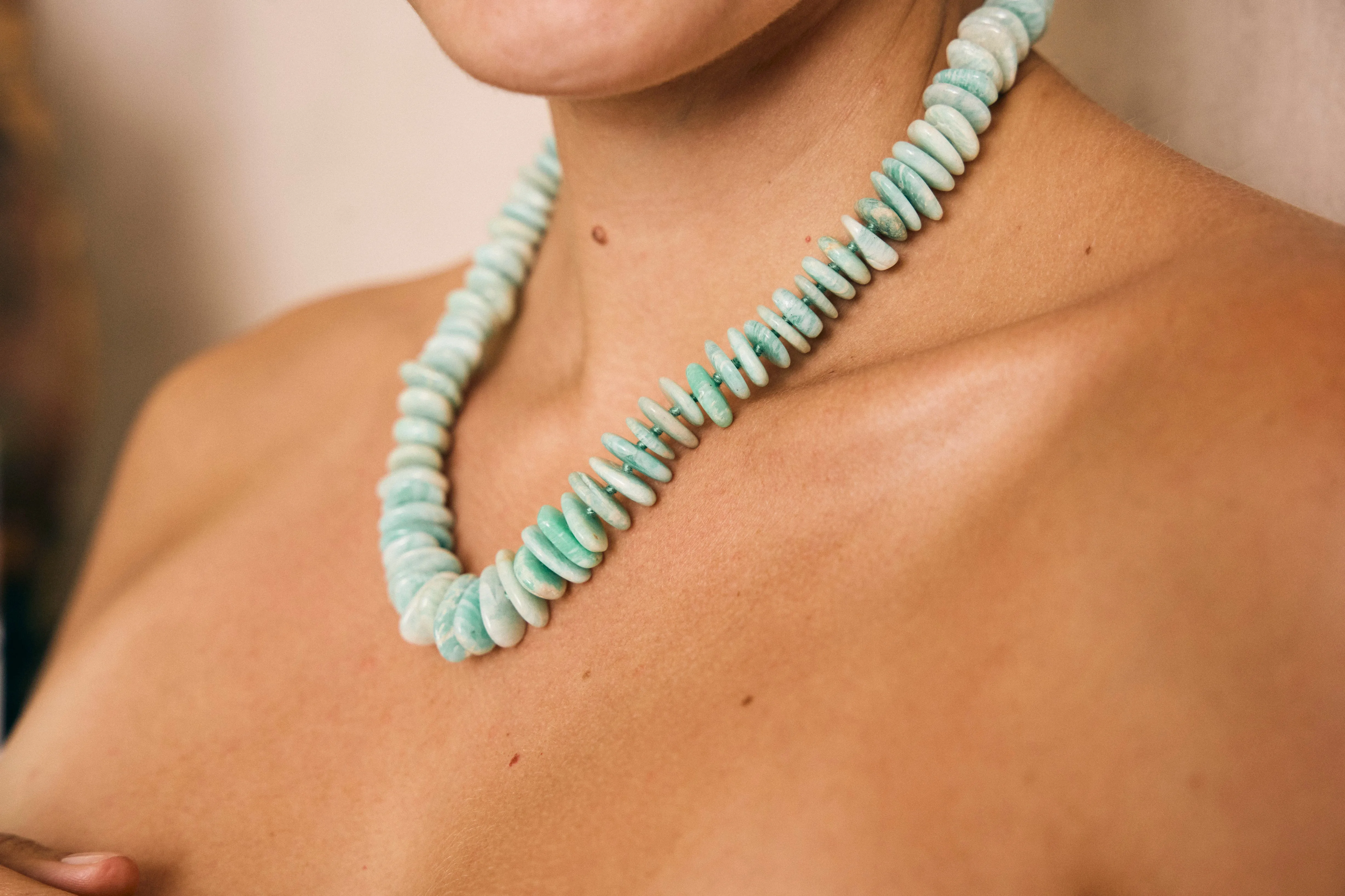 Amazonite Beaded Necklace