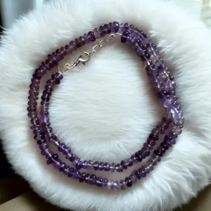 Amethyst Beaded Necklace