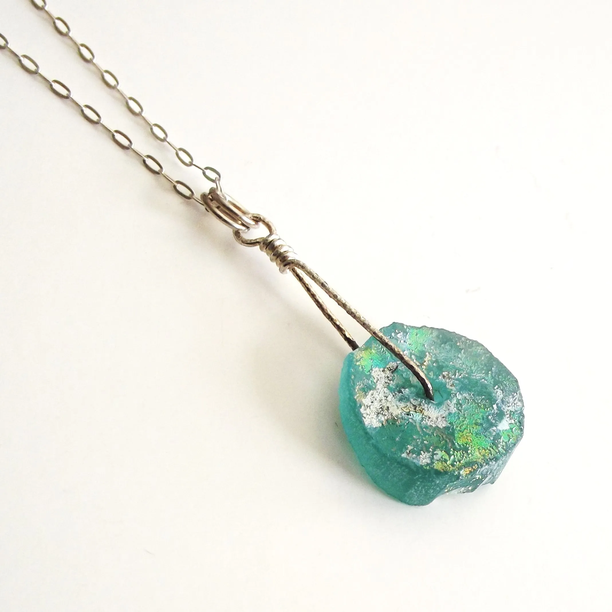 Ancient Roman Glass Necklace (2,000 - 3,000 years old)