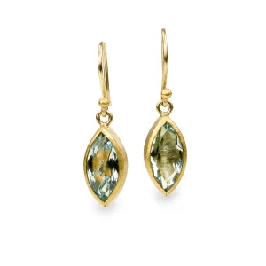 Aquamarine Charm Earrings