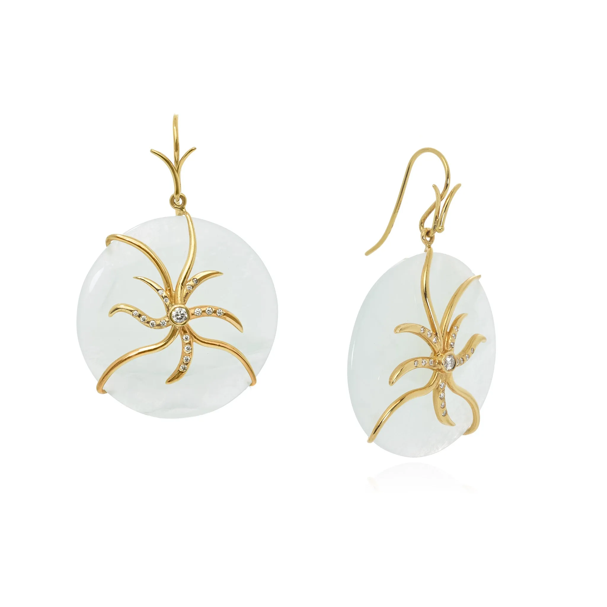 Aquamarine "Flora" Earring