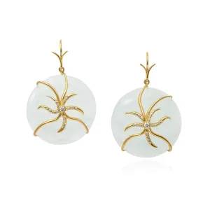 Aquamarine "Flora" Earring
