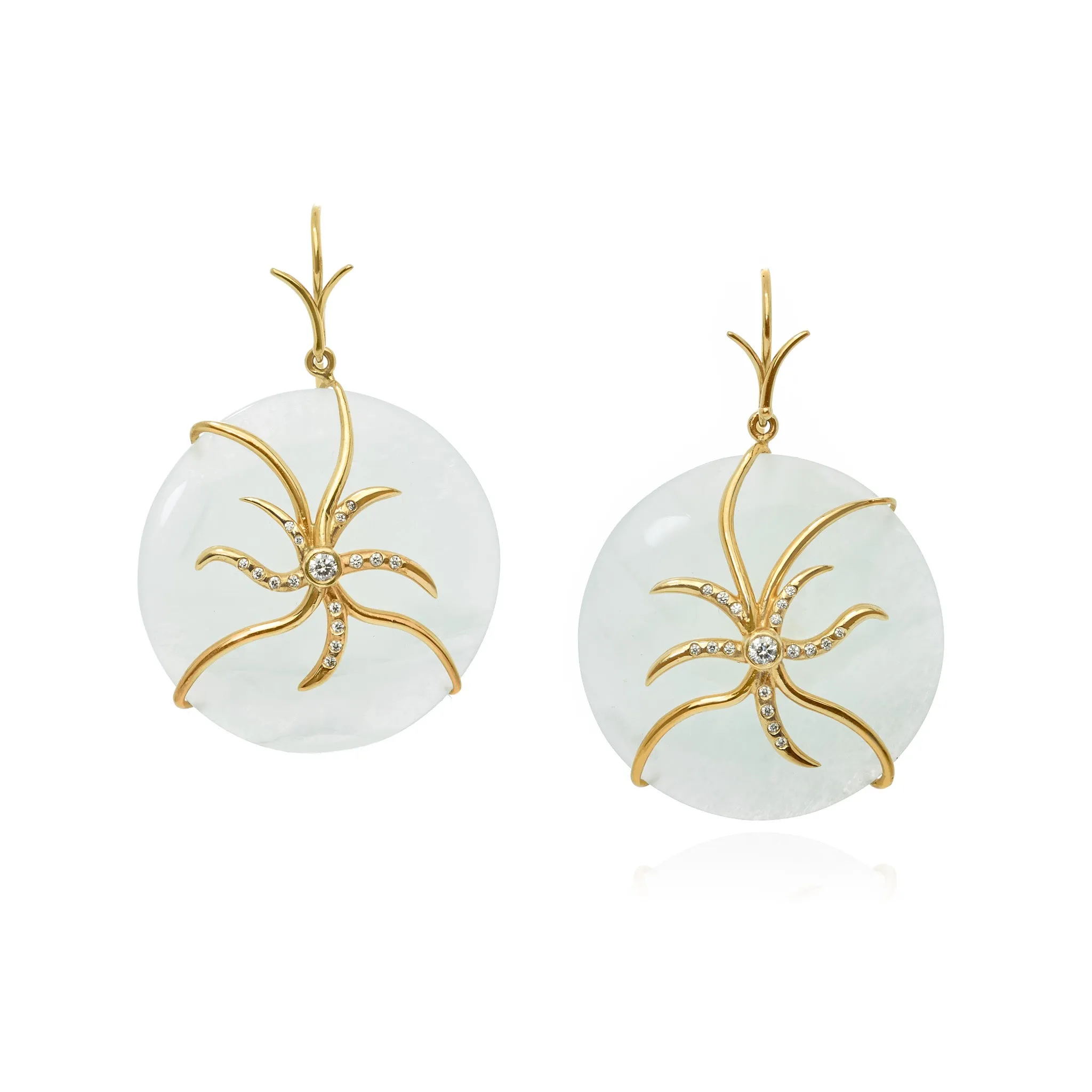 Aquamarine "Flora" Earring