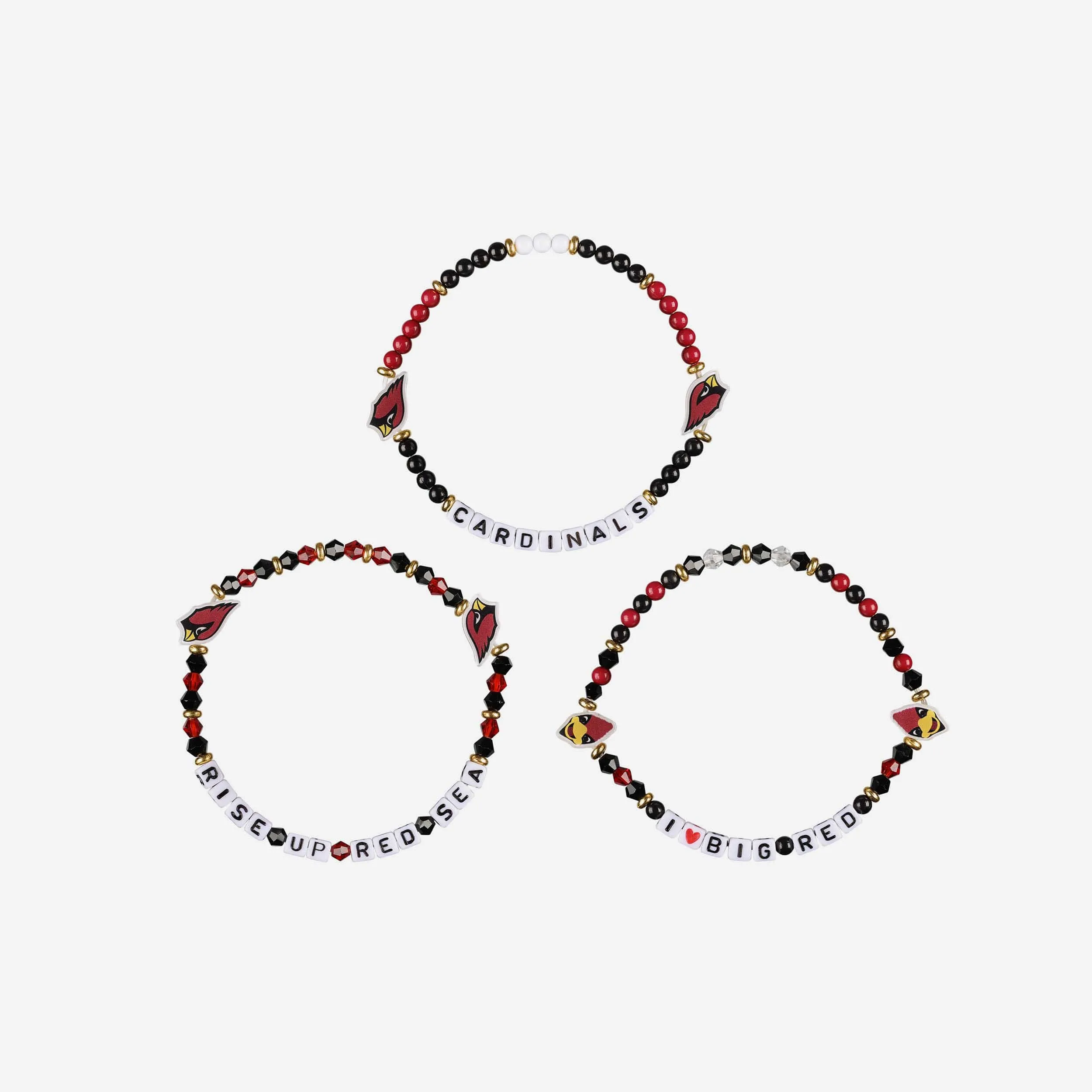 Arizona Cardinals 3 Pack Friendship Bracelet