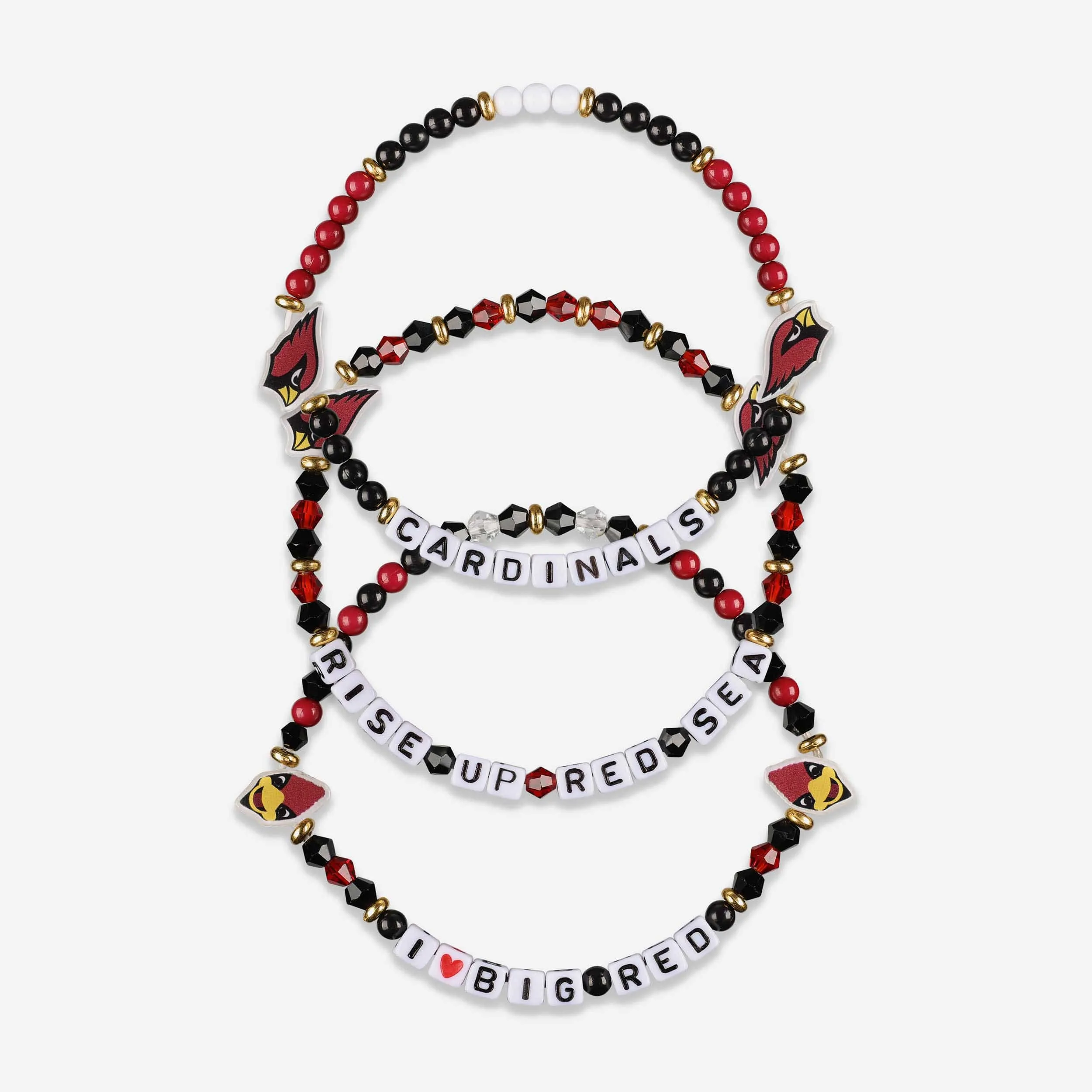 Arizona Cardinals 3 Pack Friendship Bracelet