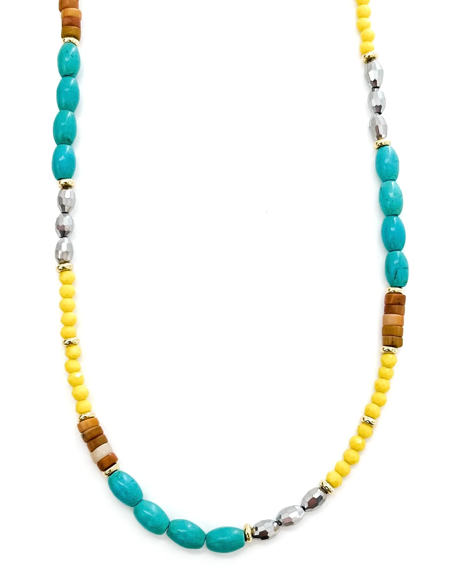 Arlet Long Beaded Layering Necklace || Choose Color