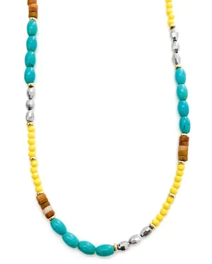 Arlet Long Beaded Layering Necklace || Choose Color
