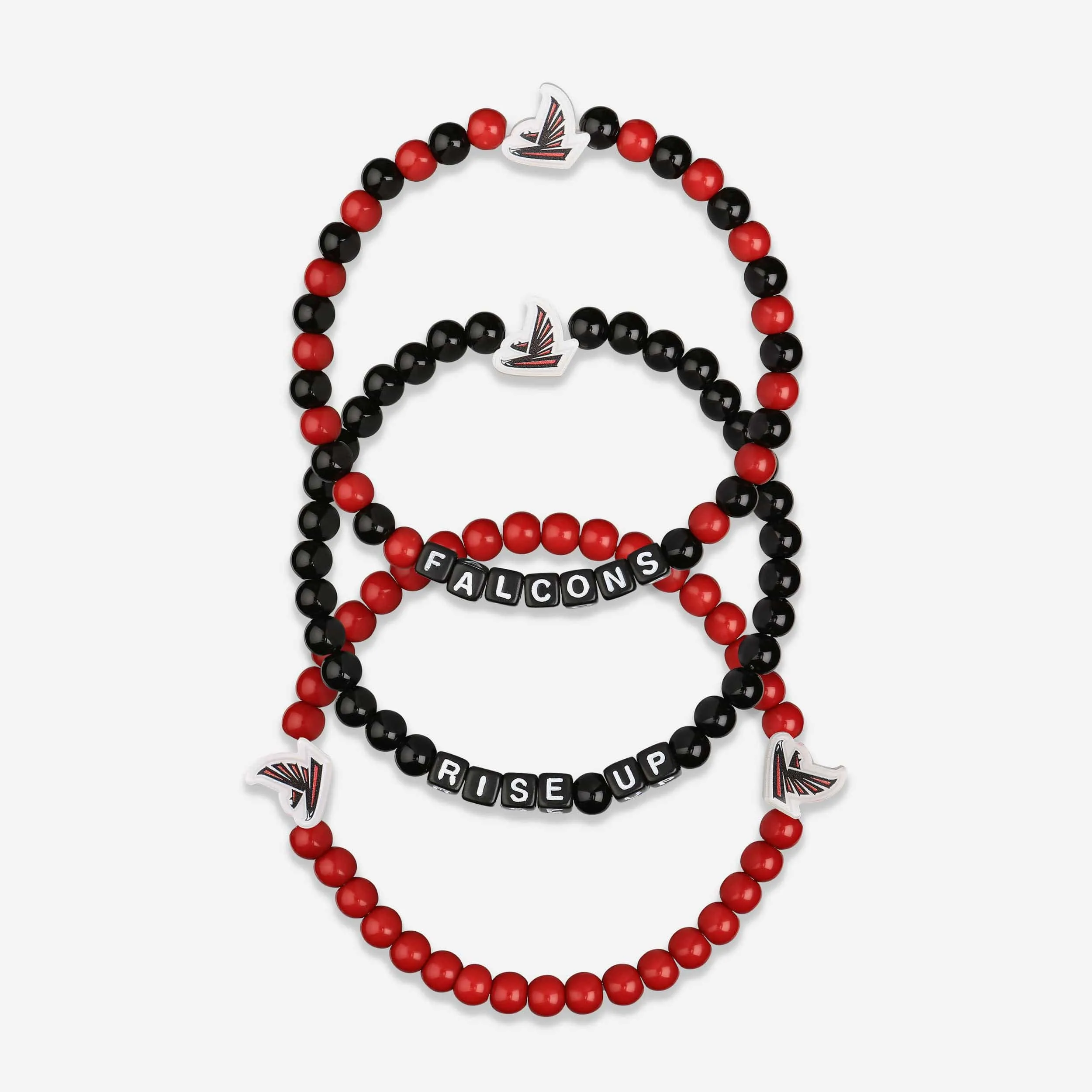 Atlanta Falcons 3 Pack Beaded Friendship Bracelet