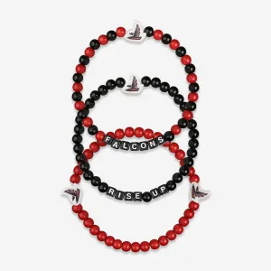 Atlanta Falcons 3 Pack Beaded Friendship Bracelet