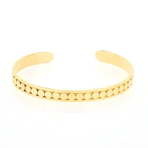 Bali gold simple bracelet