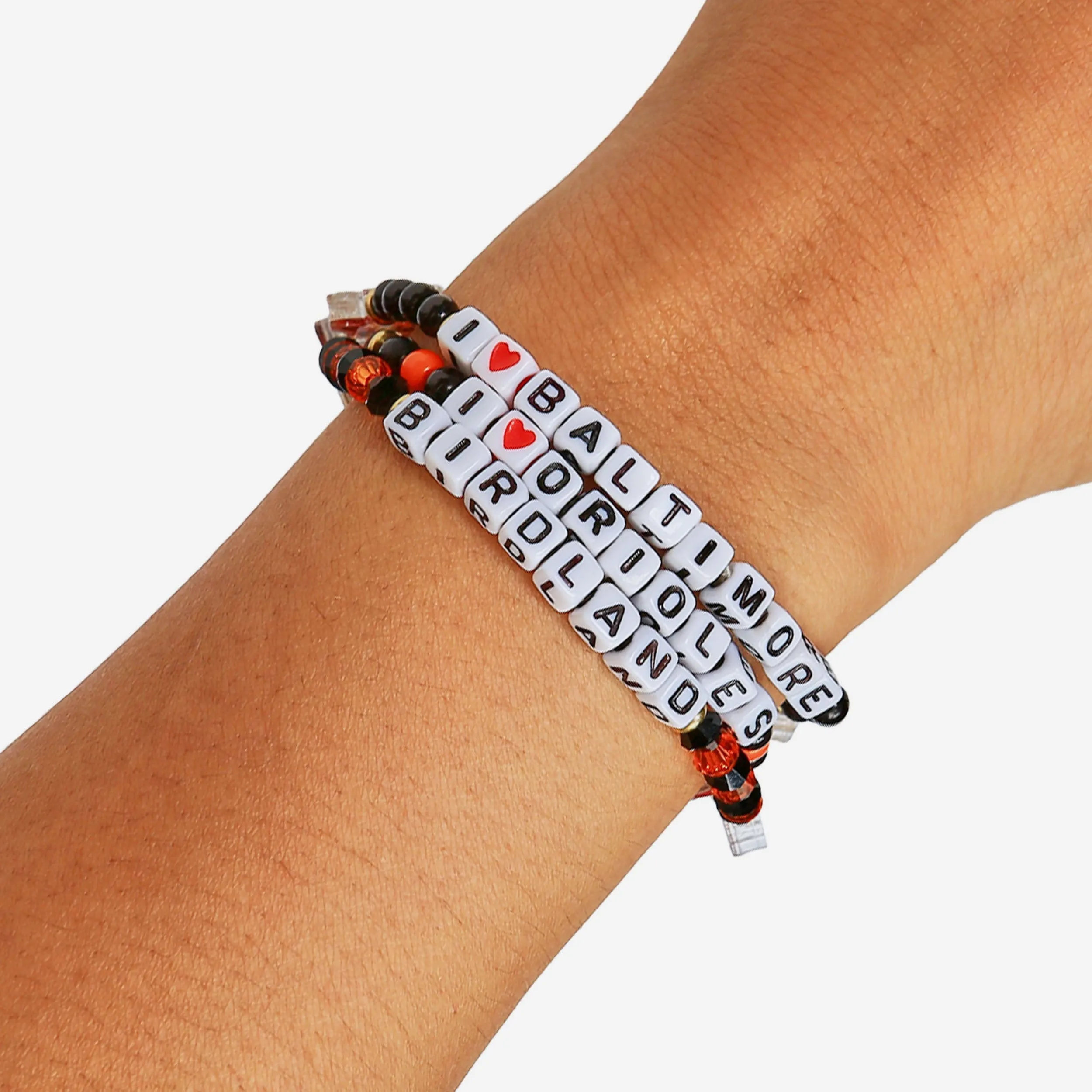 Baltimore Orioles 3 Pack Friendship Bracelet