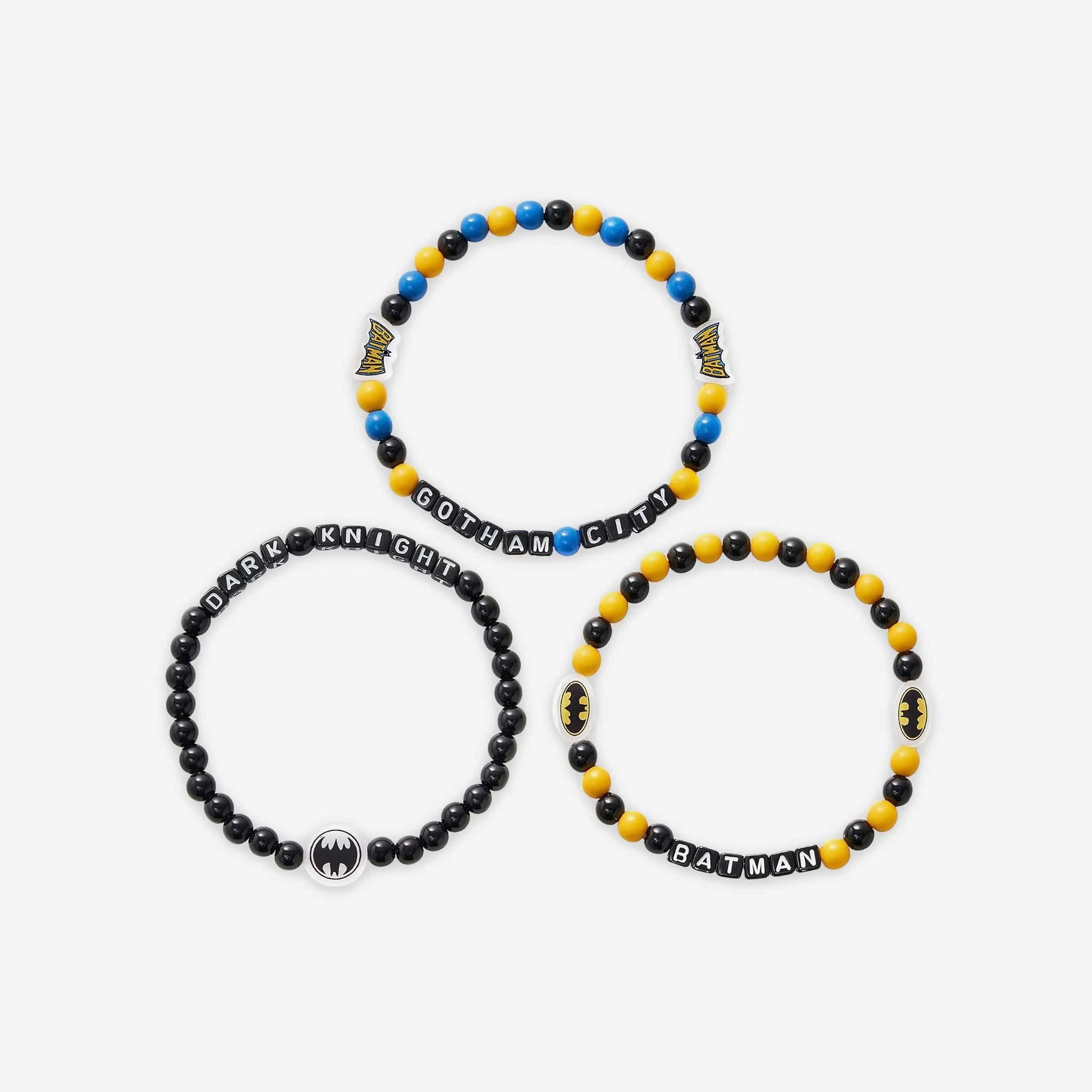 Batman™ DC 3 Pack Beaded Friendship Bracelet