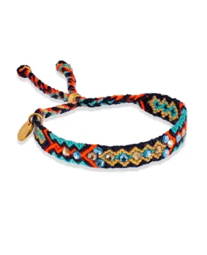 Be The Change Friendship Bracelet Blue Navy