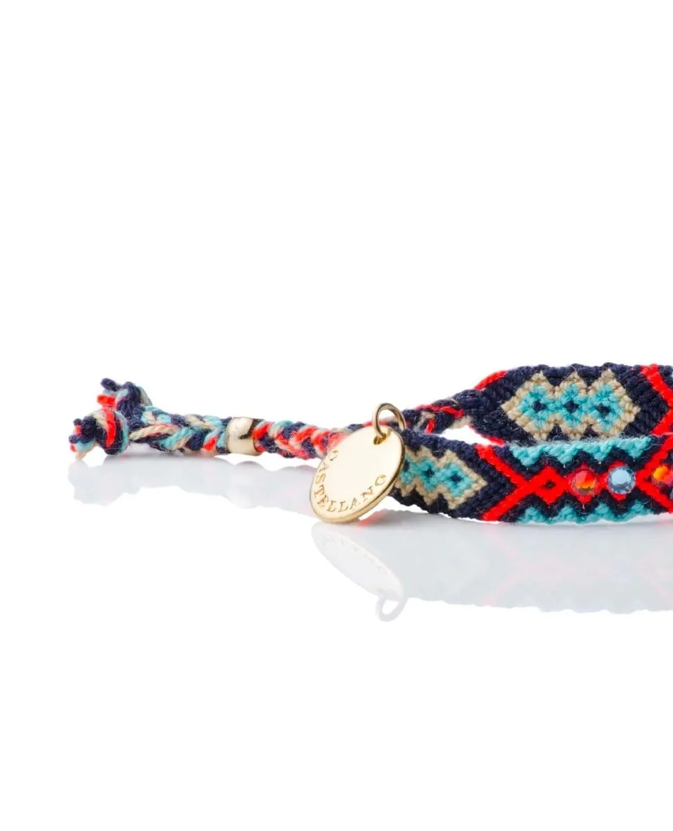 Be The Change Friendship Bracelet Blue Navy