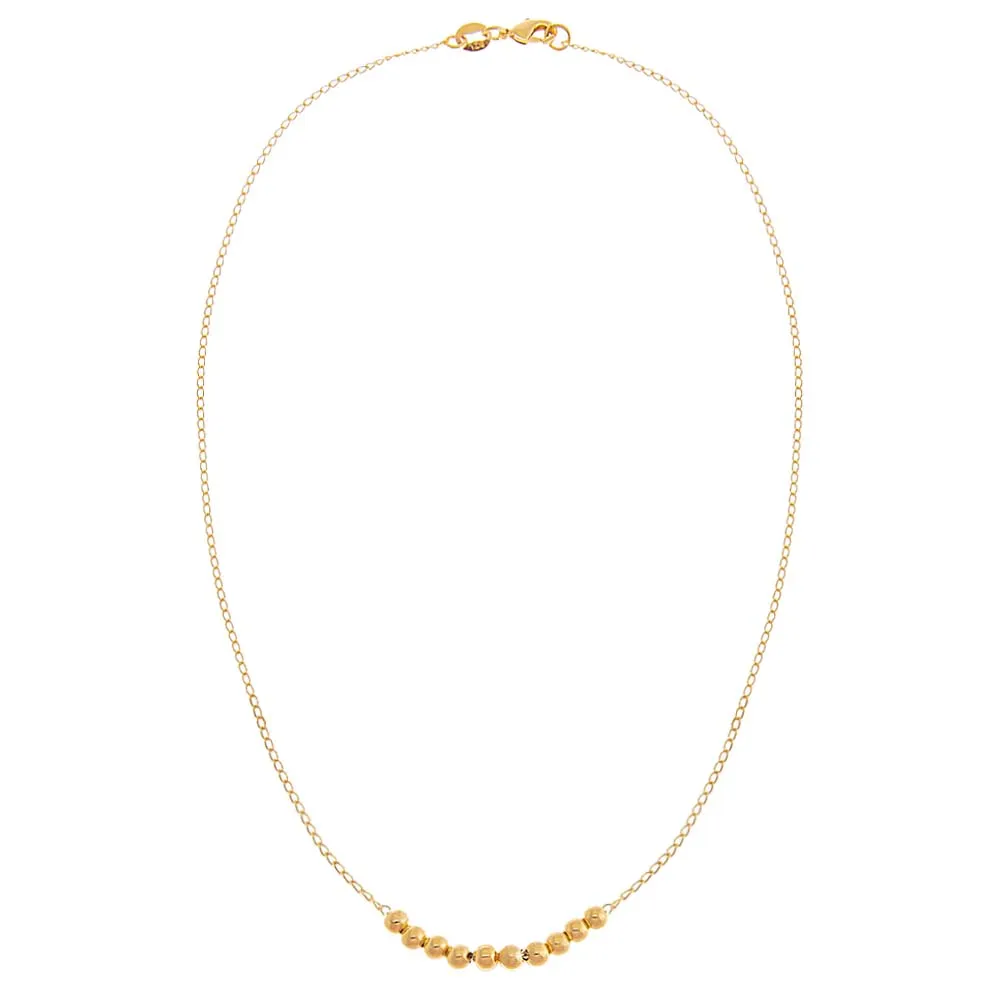 Beaded Ball Chain Necklace
