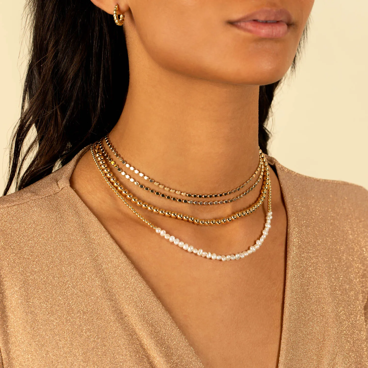 Beaded Ball Necklace
