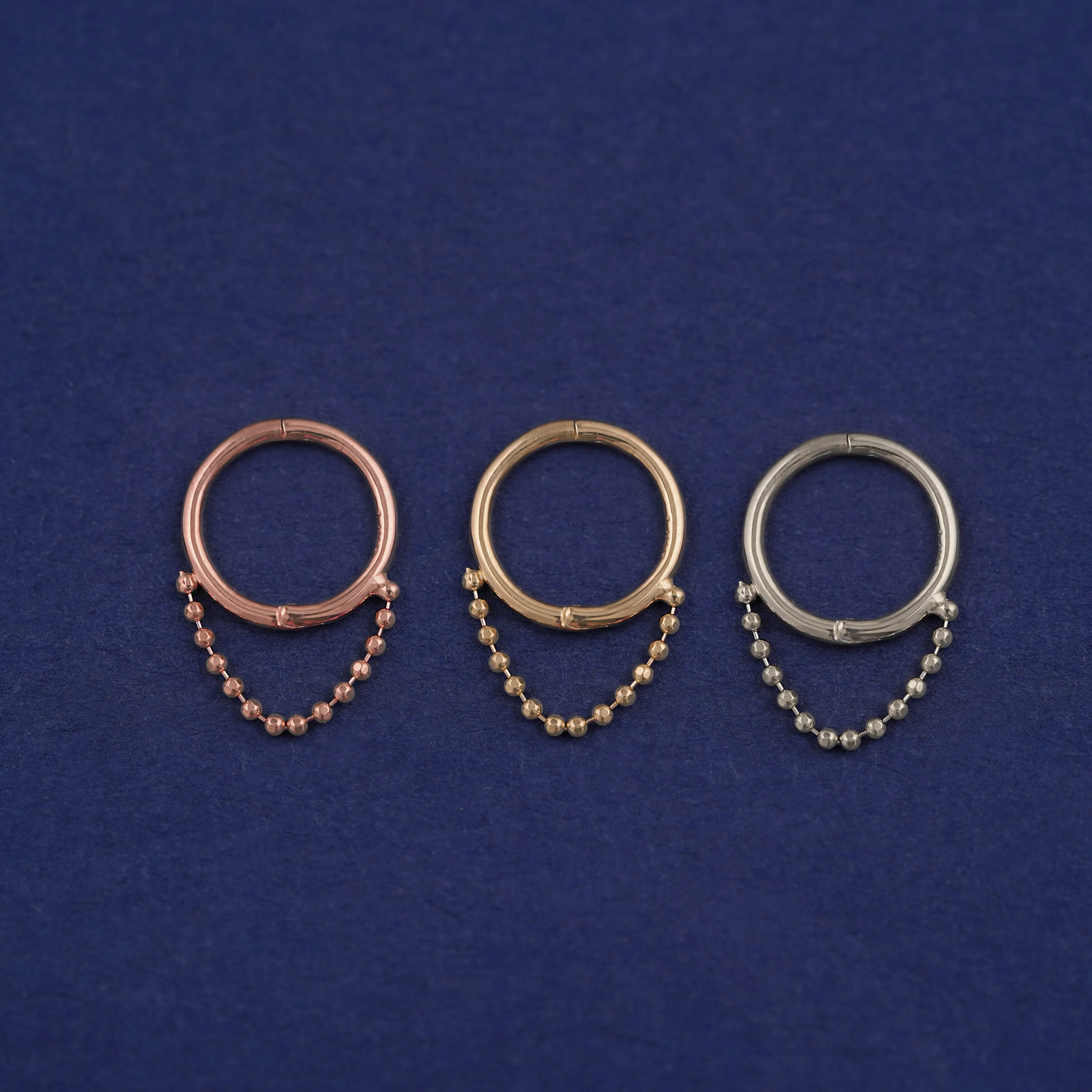 Beaded Huggie Earring / Piercing