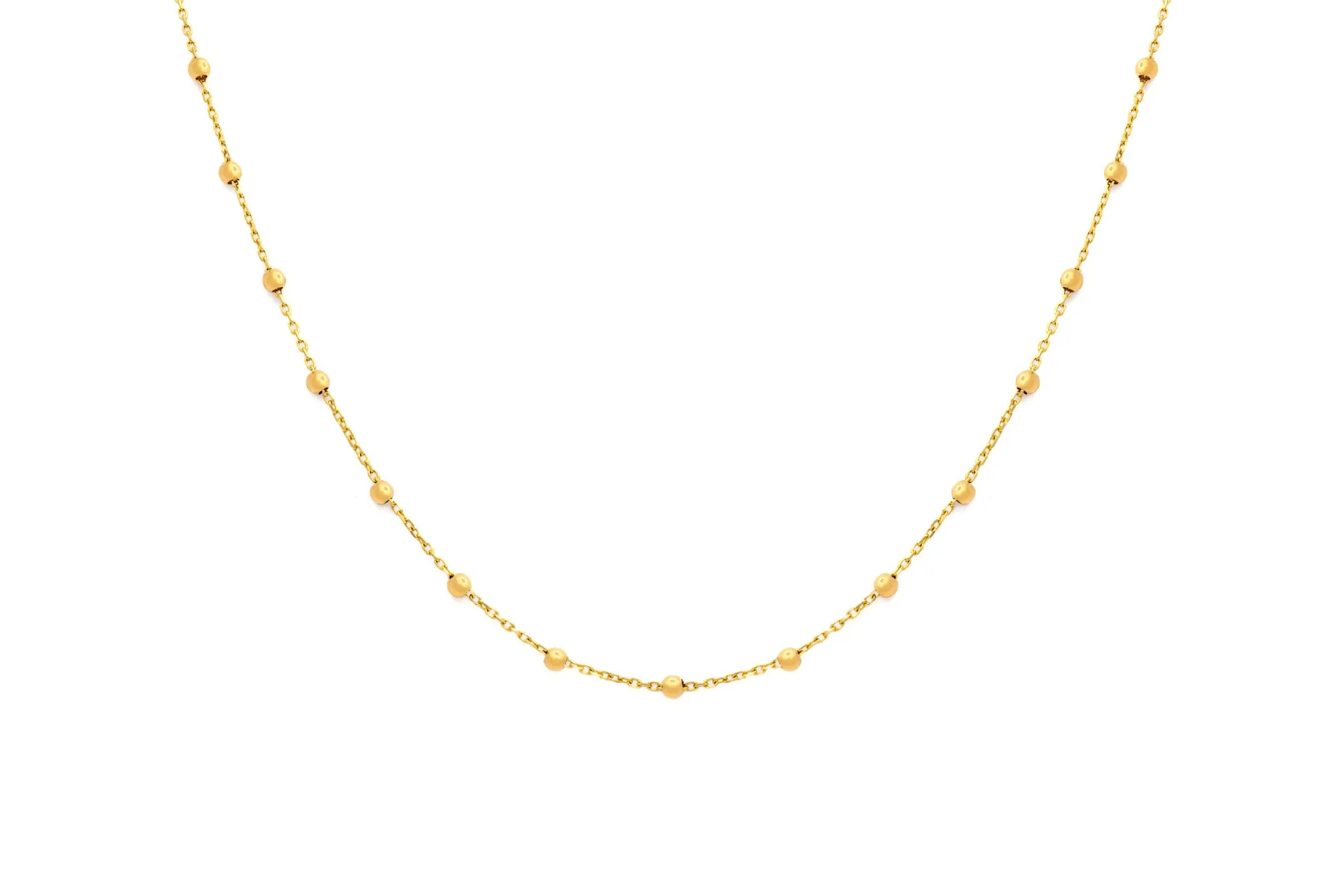 Beaded Necklace (0.5" between beads)