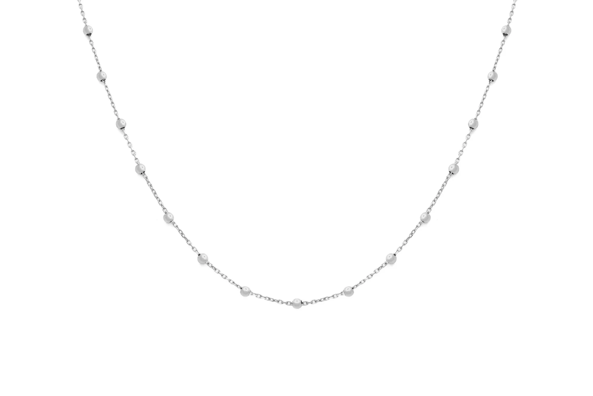 Beaded Necklace (0.5" between beads)