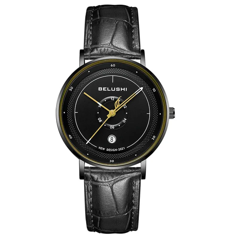 BELUSHI New Fashion Men Watches Top Brand Sport Clock Mens Waterproof Quartz Watch Men Casual Wrist Watch Relogio Masculino