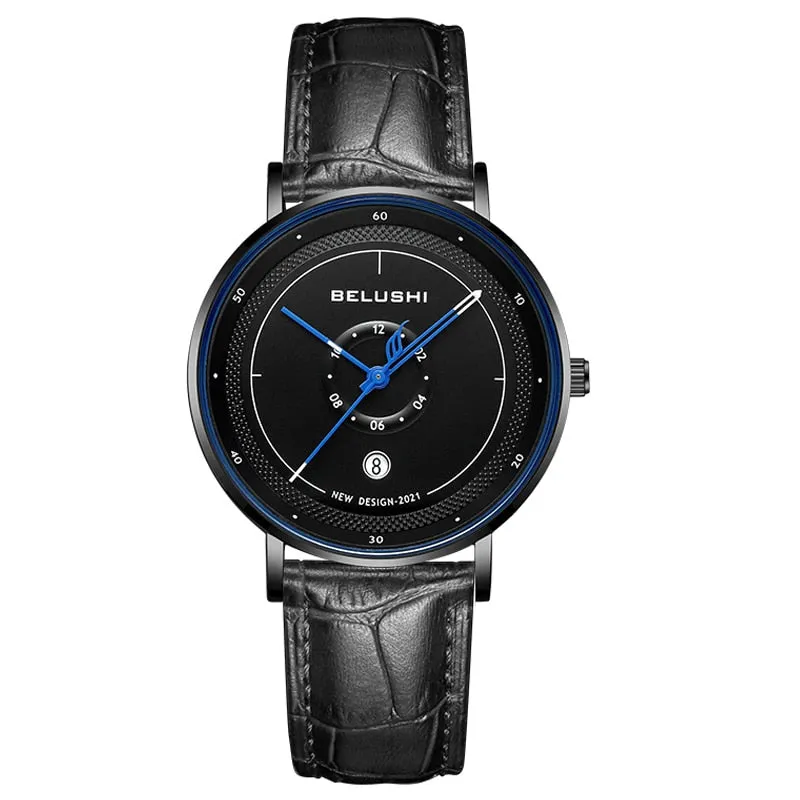 BELUSHI New Fashion Men Watches Top Brand Sport Clock Mens Waterproof Quartz Watch Men Casual Wrist Watch Relogio Masculino